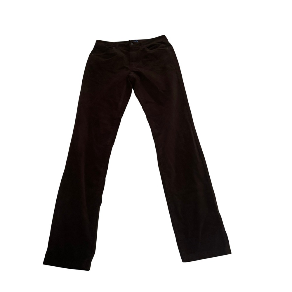 J.McLaughlin Womens Dark Brown Corduroy Skinny Leg Pants Size 4 Stretch Cotton